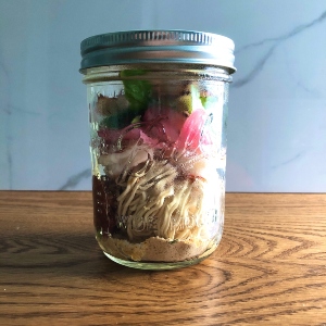 Instant Thai Noodles Mason Jar